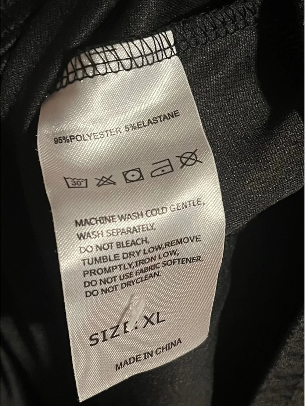 Black Athletic Shorts Size XL with Elastic Waistband